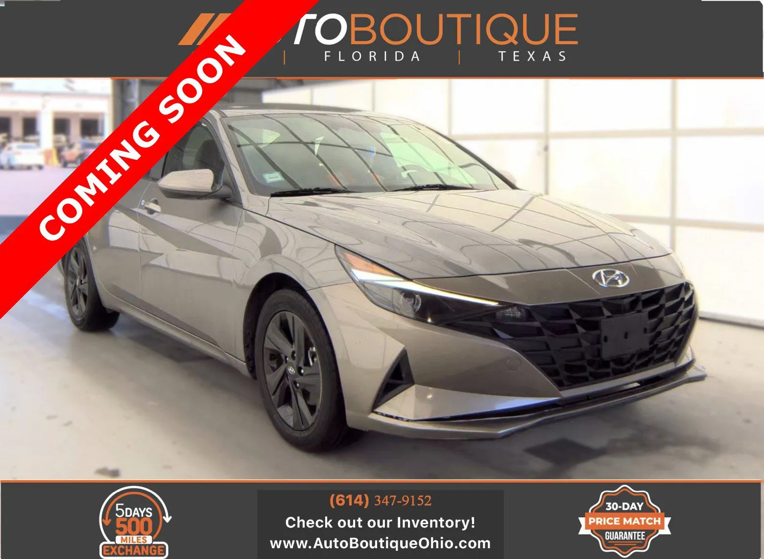 Silver 2023 Hyundai Elantra Hybrid Blue for sale in Columbus, OH