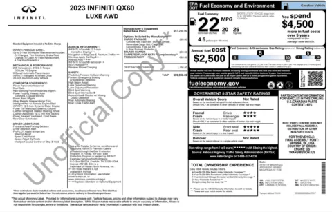 Photos of 2023 INFINITI QX60 LUXE for sale in Columbus, OH at Auto Boutique Ohio