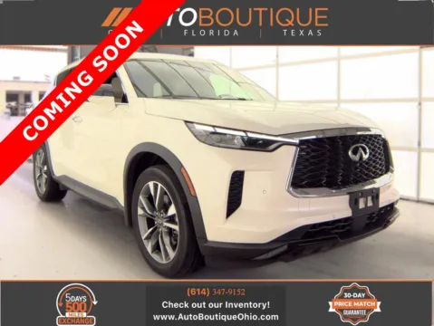 White 2023 INFINITI QX60 LUXE for sale in Columbus, OH