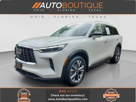 White 2023 INFINITI QX60 LUXE for sale in Columbus, OH