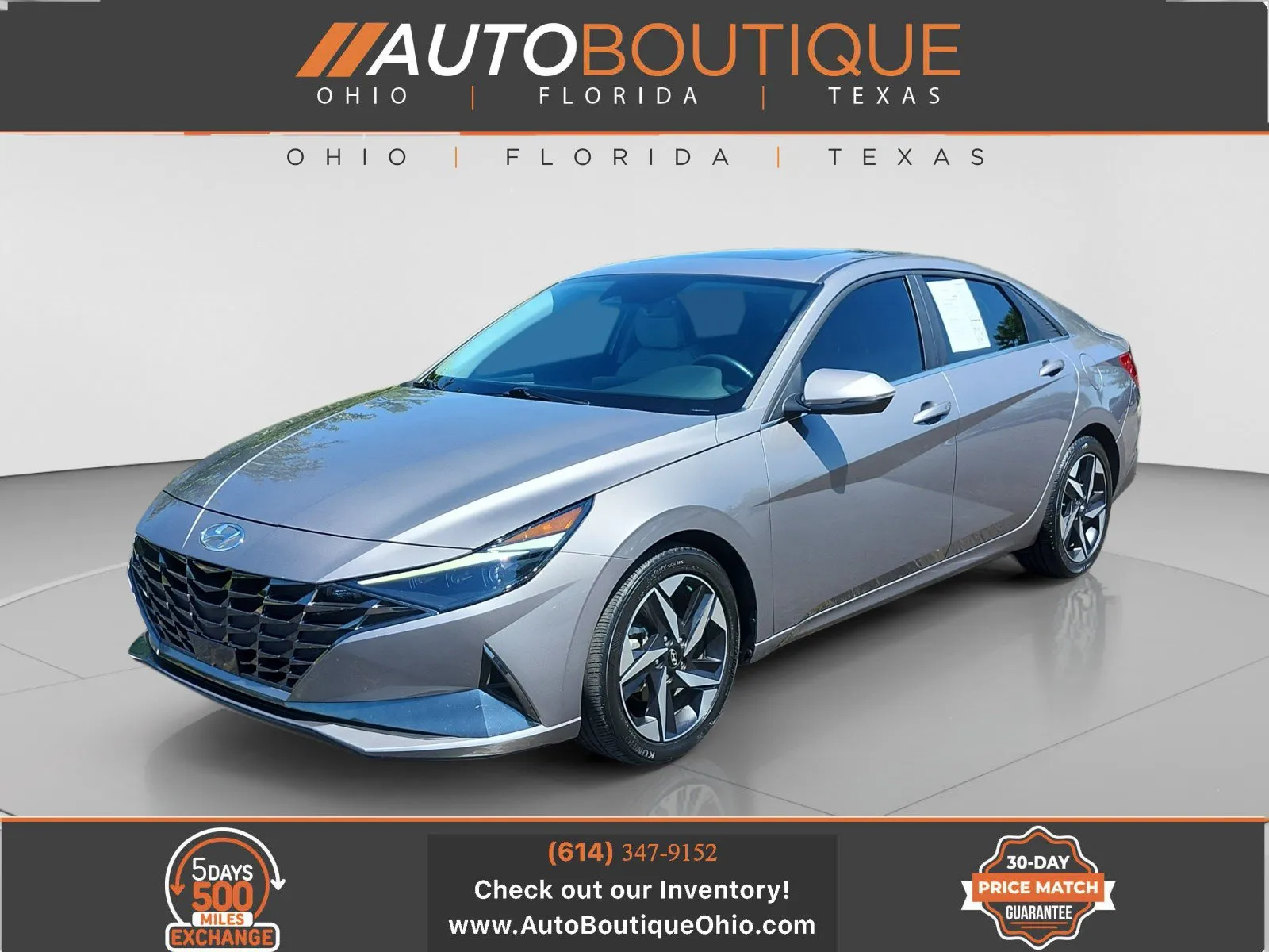 Silver 2023 Hyundai Elantra Limited for sale in Columbus, OH