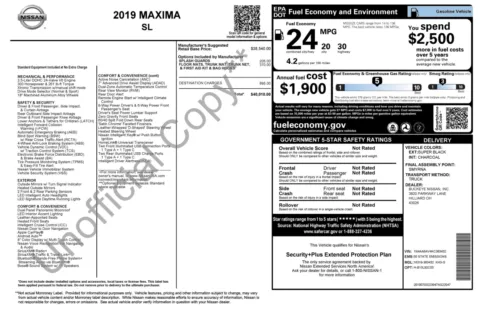 More photos of 2019 Nissan Maxima SL at Auto Boutique Ohio, OH
