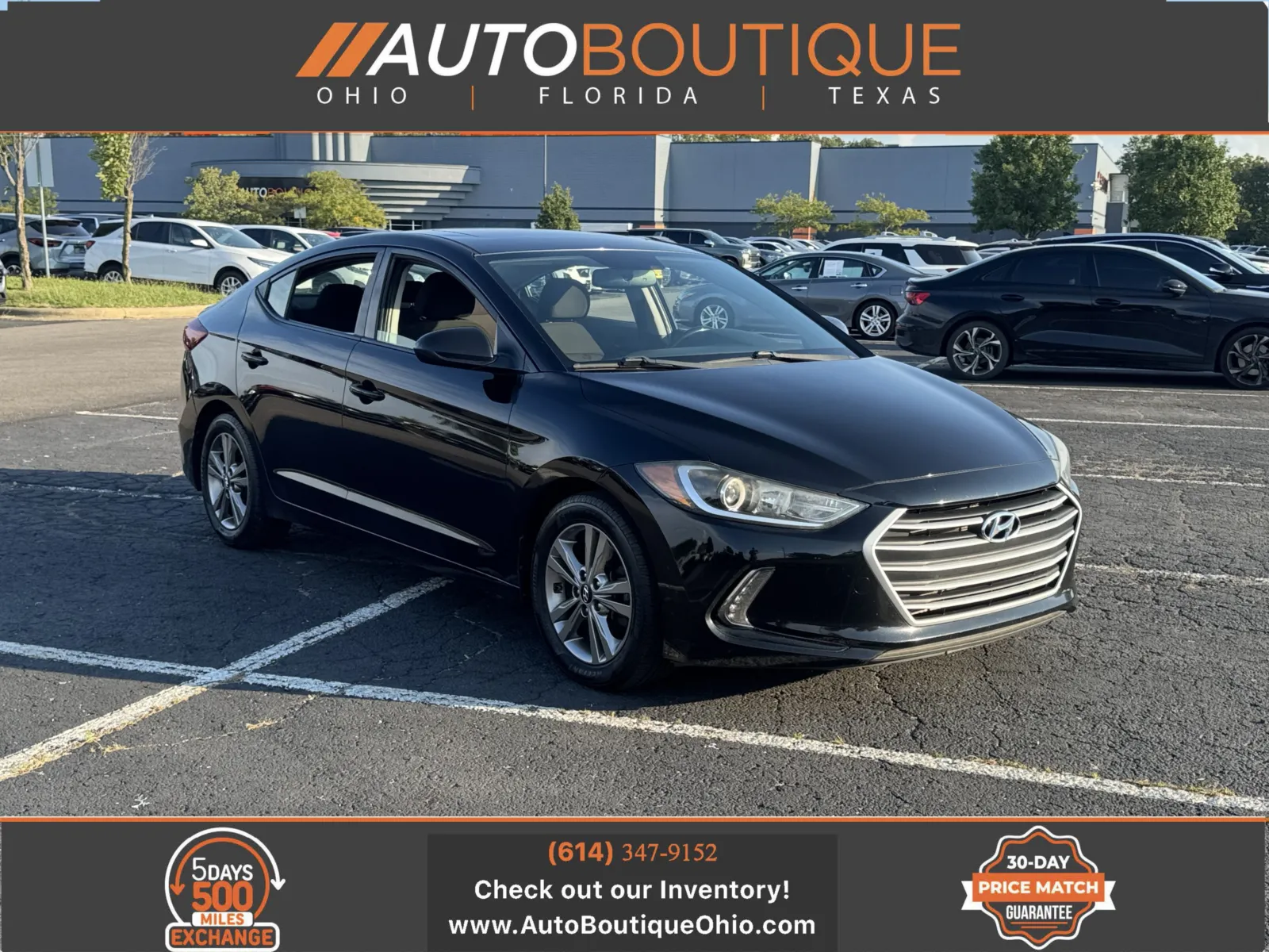 Black 2018 Hyundai Elantra Value Edition for sale in Columbus, OH