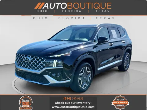 Black 2021 Hyundai Santa Fe Limited for sale in Columbus, OH
