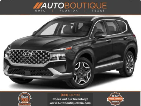 Black 2021 Hyundai Santa Fe Limited for sale in Columbus, OH