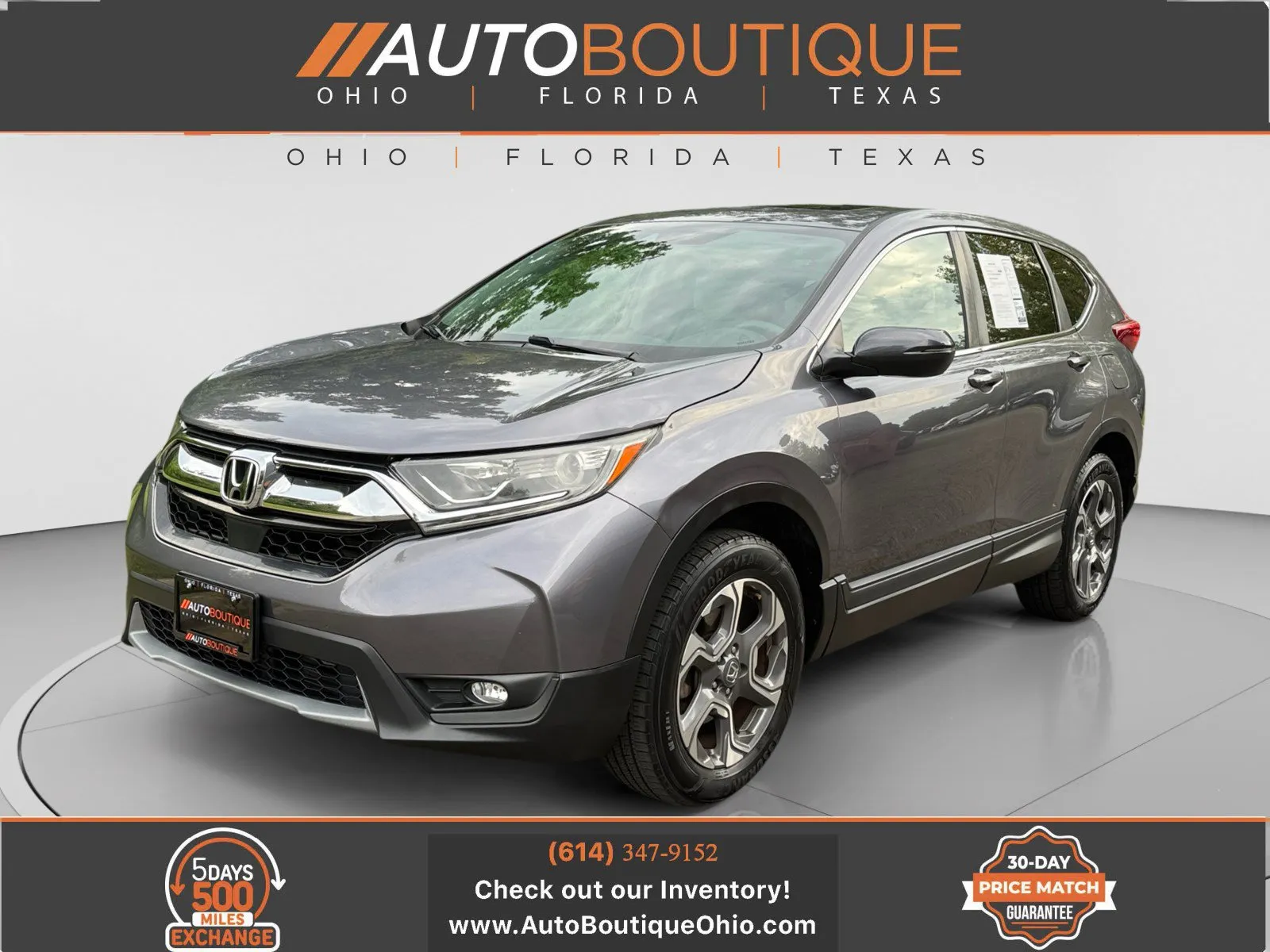 Gray 2017 Honda CR-V EX for sale in Columbus, OH