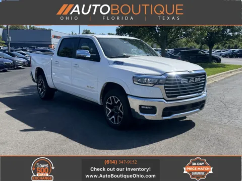 White 2025 Ram 1500 Laramie for sale in Columbus, OH