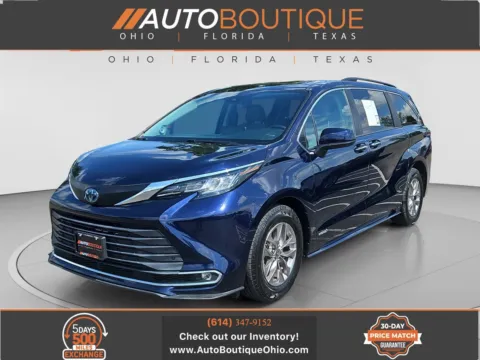 Blue 2021 Toyota Sienna XLE for sale in Columbus, OH