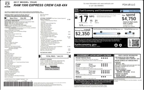 Photos of 2017 Ram 1500 Express for sale in Columbus, OH at Auto Boutique Ohio