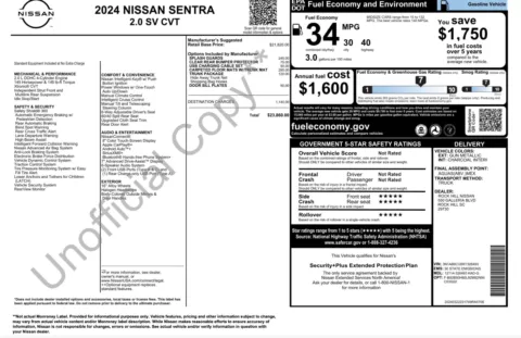 Photos of 2024 Nissan Sentra SV for sale in Columbus, OH at Auto Boutique Ohio