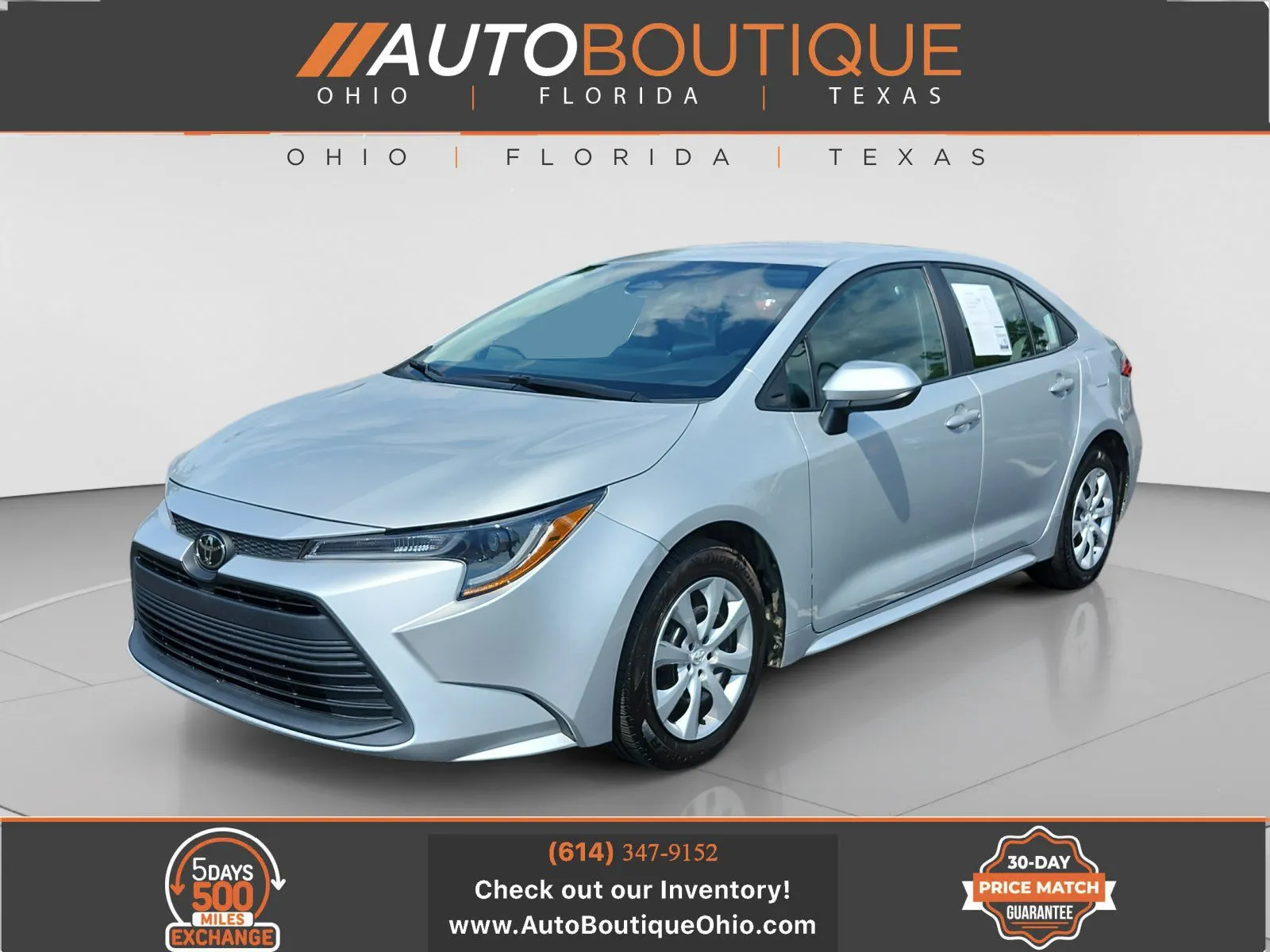 Silver 2024 Toyota Corolla LE for sale in Columbus, OH