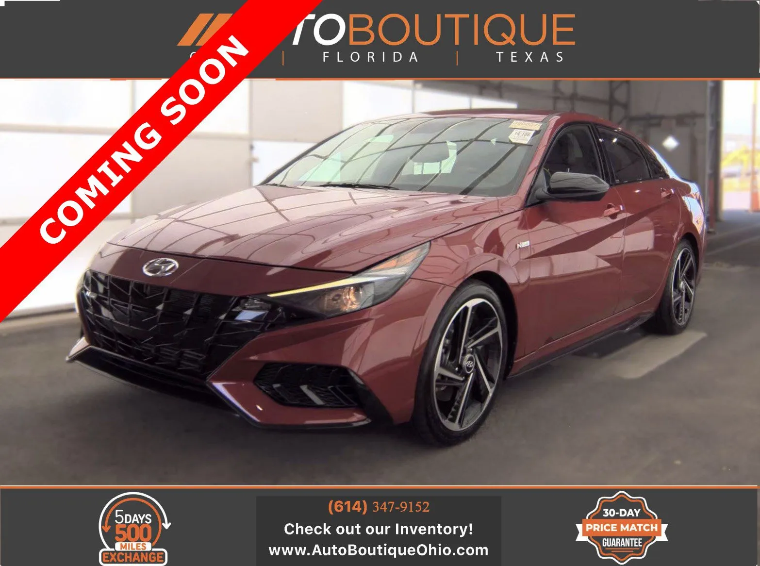 Red 2023 Hyundai Elantra N Line for sale in Columbus, OH
