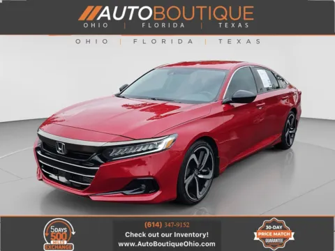 Red 2021 Honda Accord Sedan Sport SE for sale in Columbus, OH