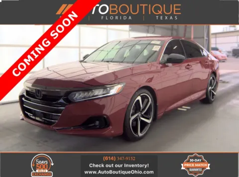 Red 2021 Honda Accord Sedan Sport SE for sale in Columbus, OH