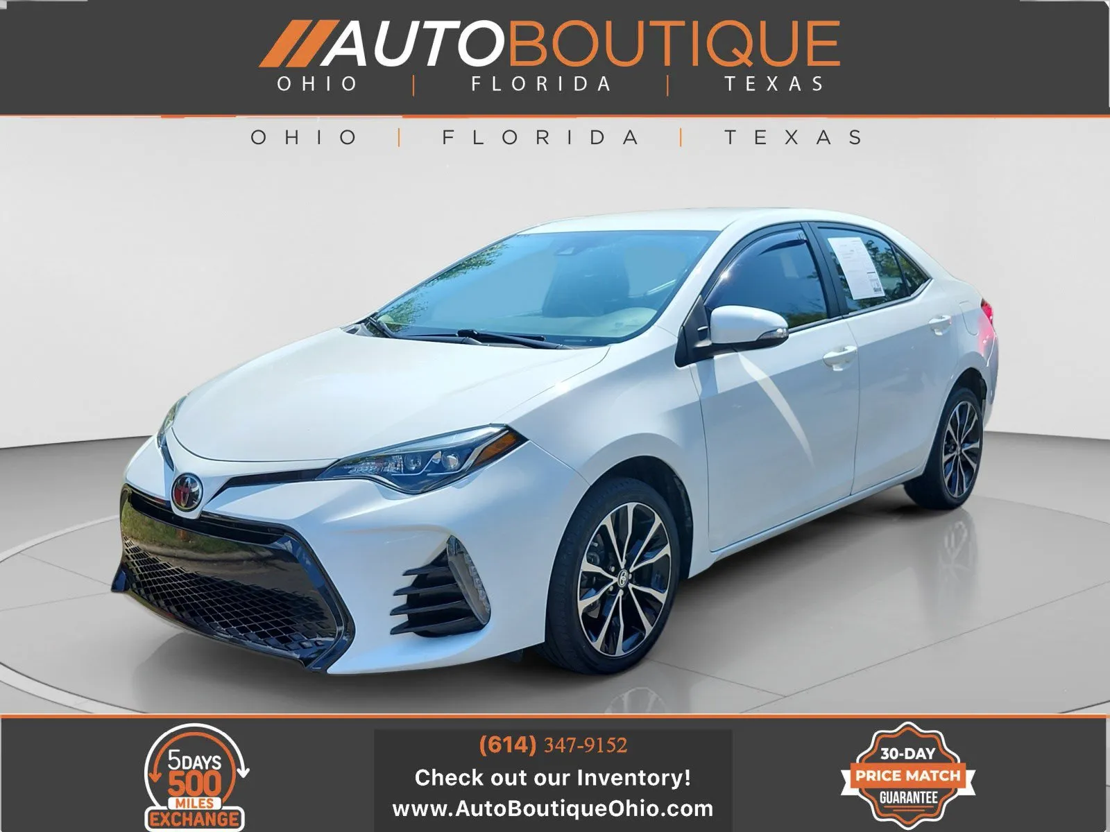 White 2019 Toyota Corolla SE for sale in Columbus, OH