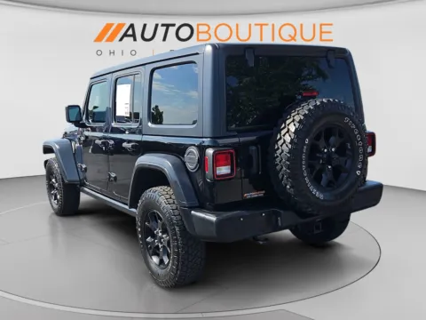 Another view of 2021 Jeep Wrangler Unlimited Willys for sale in Columbus, OH at Auto Boutique Ohio