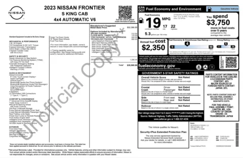 More photos of 2023 Nissan Frontier S at Auto Boutique Ohio, OH
