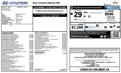 More photos of 2022 Hyundai Tucson Limited at Auto Boutique Ohio, OH