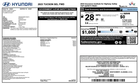 More photos of 2023 Hyundai Tucson SEL at Auto Boutique Ohio, OH