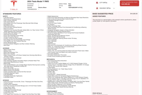 Photos of 2024 Tesla Model Y for sale in Columbus, OH at Auto Boutique Ohio