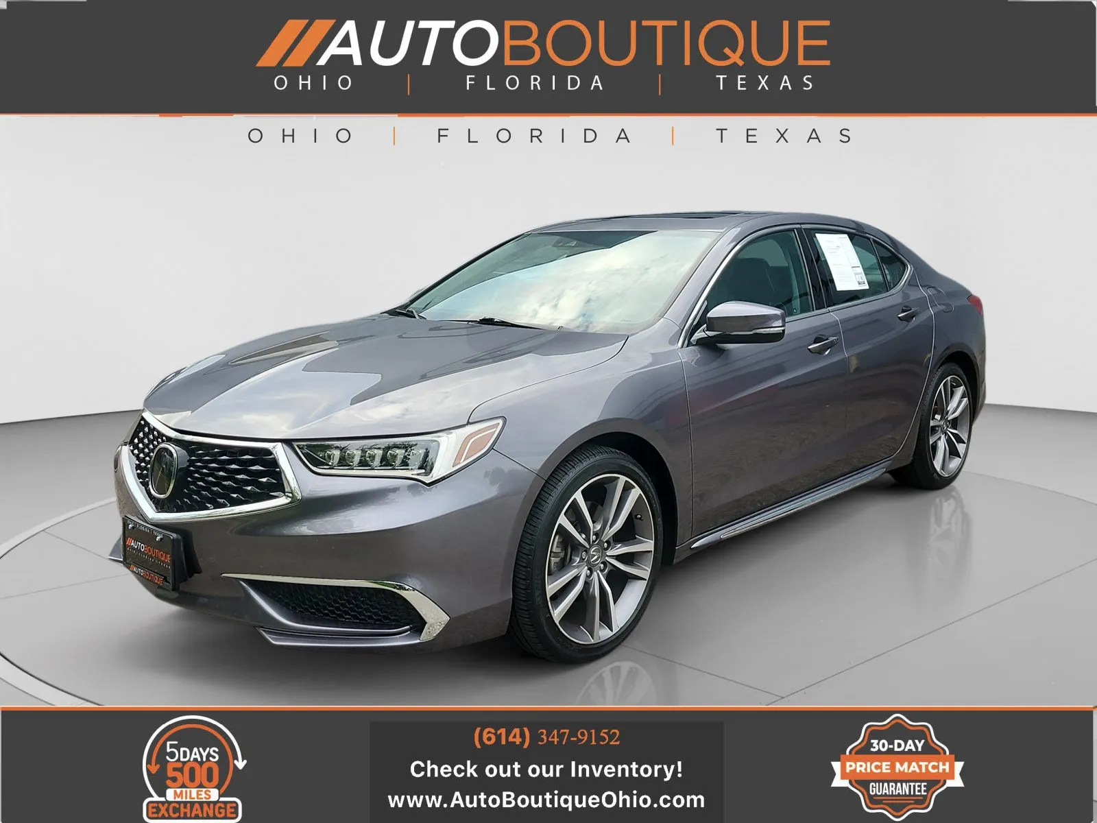 Gray 2020 Acura TLX w/Technology Pkg for sale in Columbus, OH