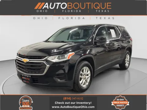 Black 2018 Chevrolet Traverse LS for sale in Columbus, OH