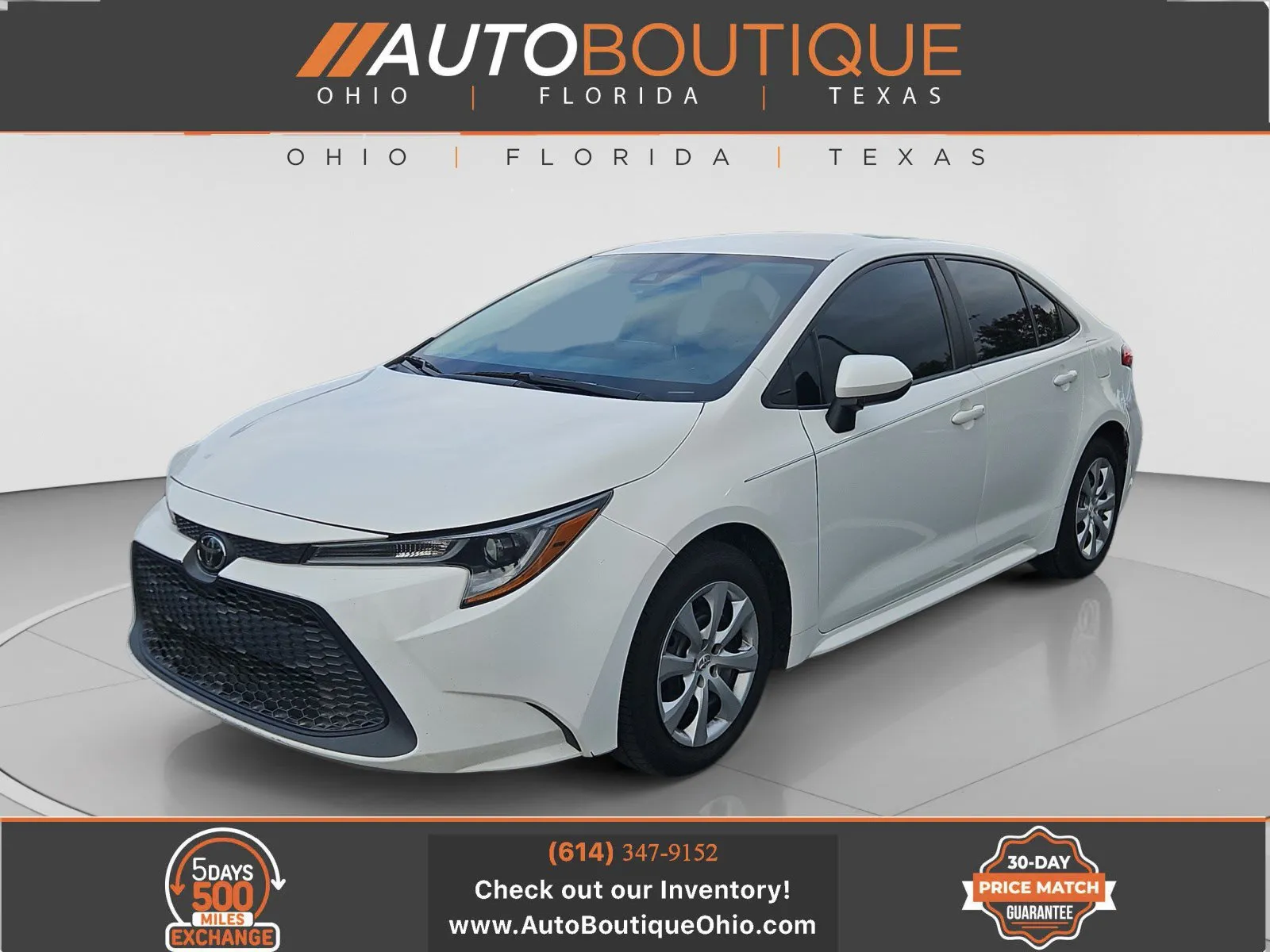 Black 2020 Toyota Corolla LE for sale in Columbus, OH