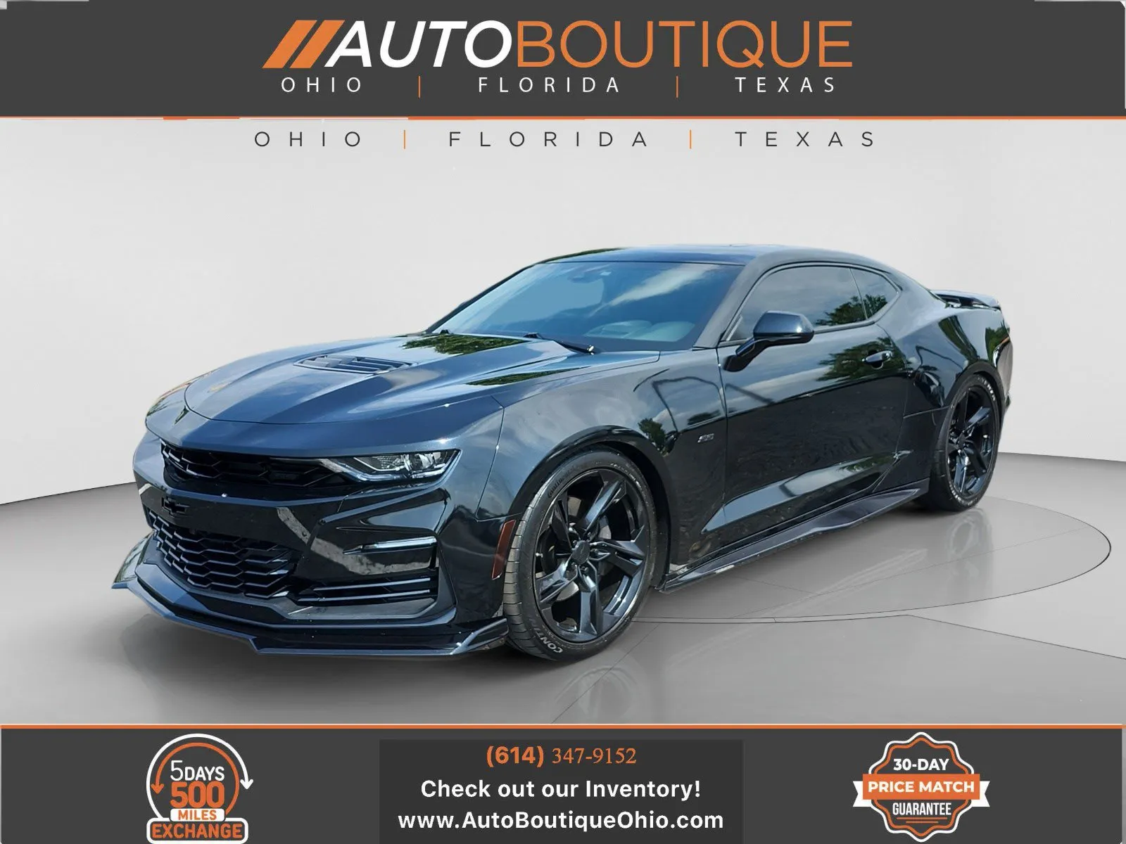 Black 2019 Chevrolet Camaro 2SS for sale in Columbus, OH