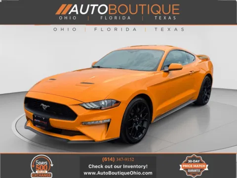 Orange 2018 Ford Mustang EcoBoost for sale in Columbus, OH