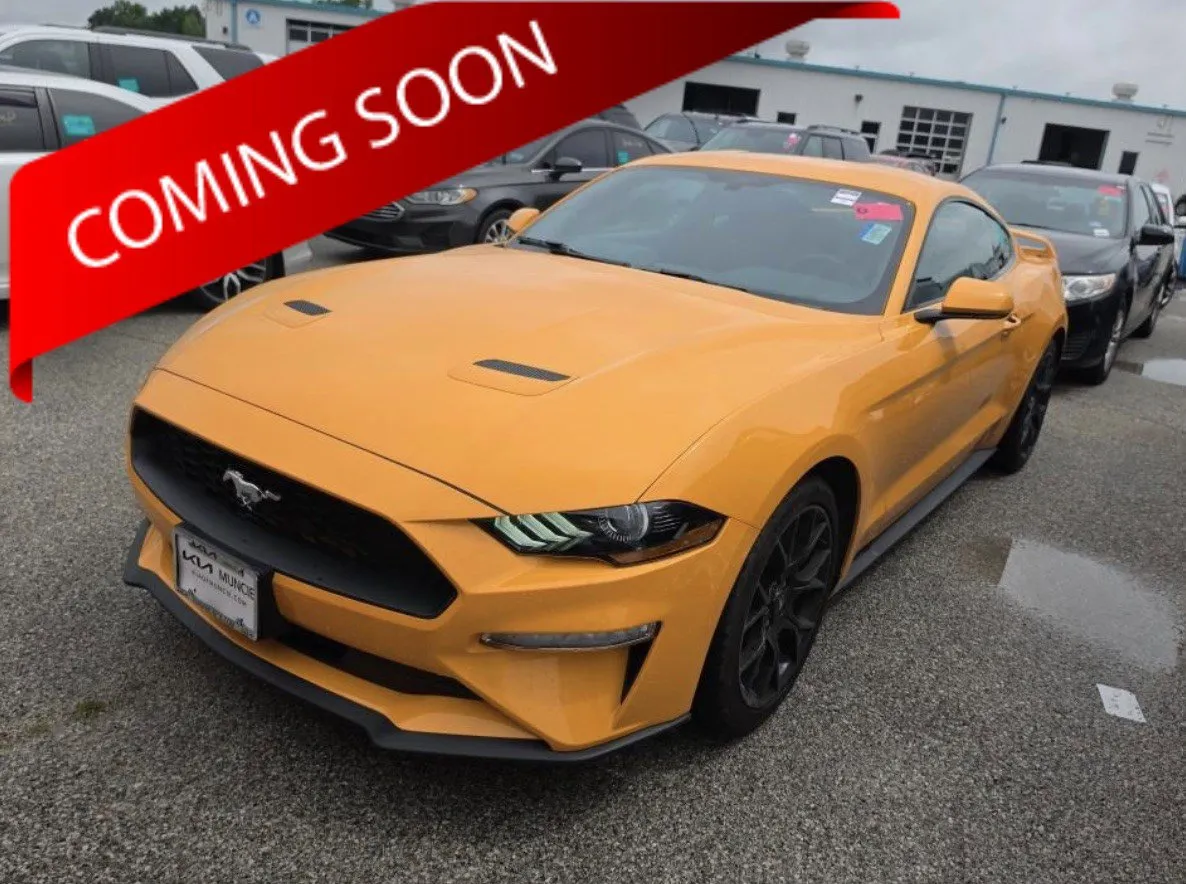 Orange 2018 Ford Mustang EcoBoost for sale in Columbus, OH