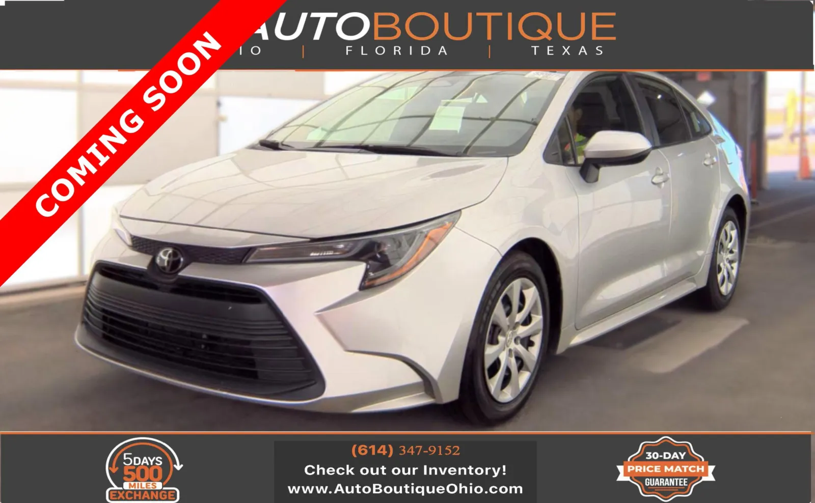 Silver 2024 Toyota Corolla LE for sale in Columbus, OH
