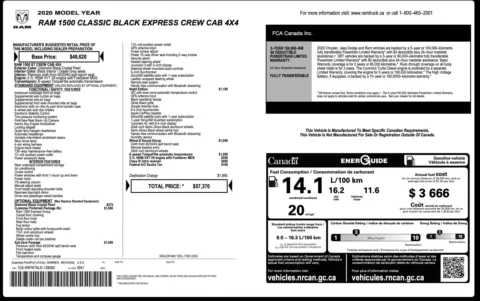 Photos of 2020 Ram 1500 Classic Express for sale in Columbus, OH at Auto Boutique Ohio