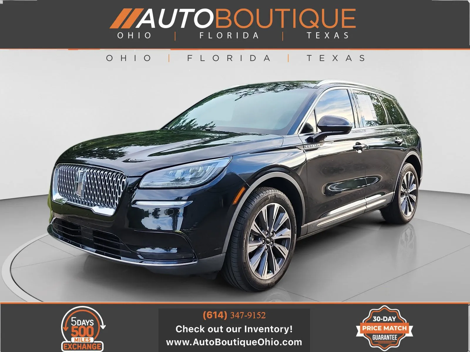 Black 2020 Lincoln Corsair Reserve for sale in Columbus, OH