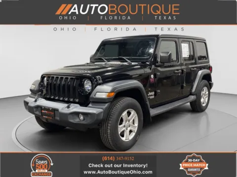 Black 2020 Jeep Wrangler Unlimited Sport S for sale in Columbus, OH
