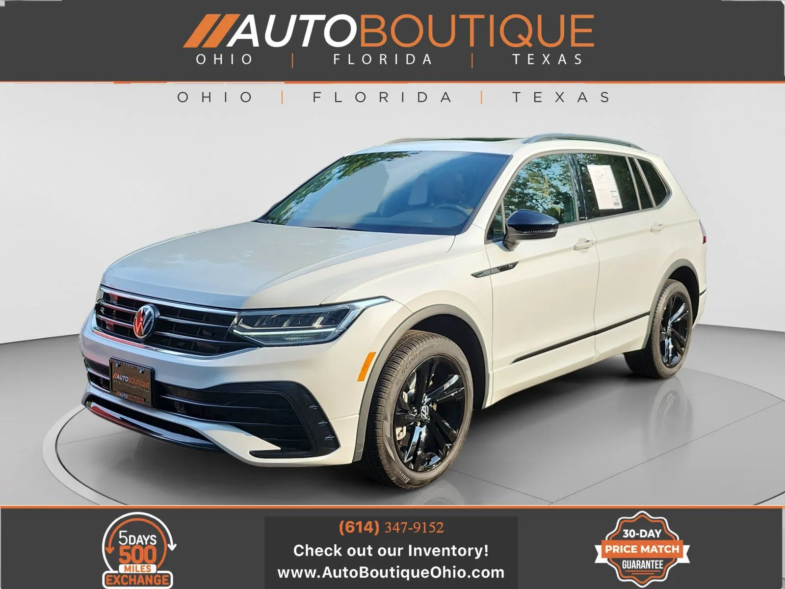 White 2024 Volkswagen Tiguan SE R-Line Black for sale in Columbus, OH