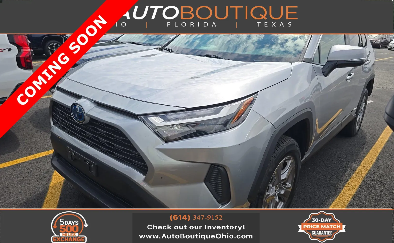 Silver 2023 Toyota RAV4 Hybrid XLE for sale in Columbus, OH