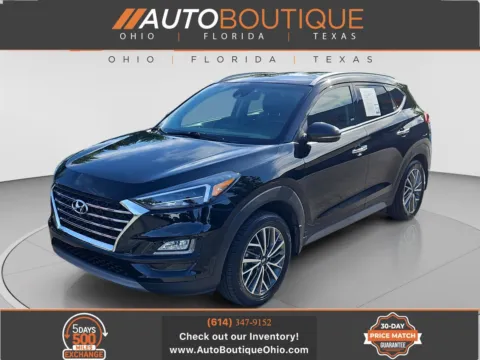 Black 2021 Hyundai Tucson Limited for sale in Columbus, OH