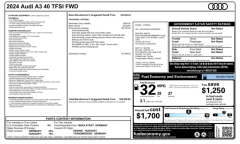Photos of 2024 Audi A3 Premium for sale in Columbus, OH at Auto Boutique Ohio