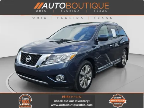 Blue 2016 Nissan Pathfinder Platinum for sale in Columbus, OH