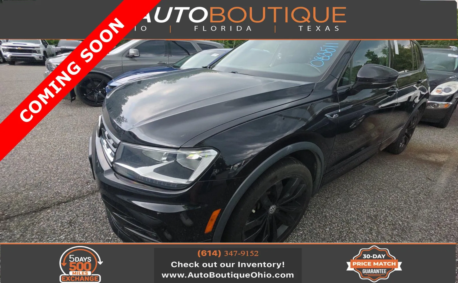 Black 2021 Volkswagen Tiguan SE R-Line Black for sale in Columbus, OH
