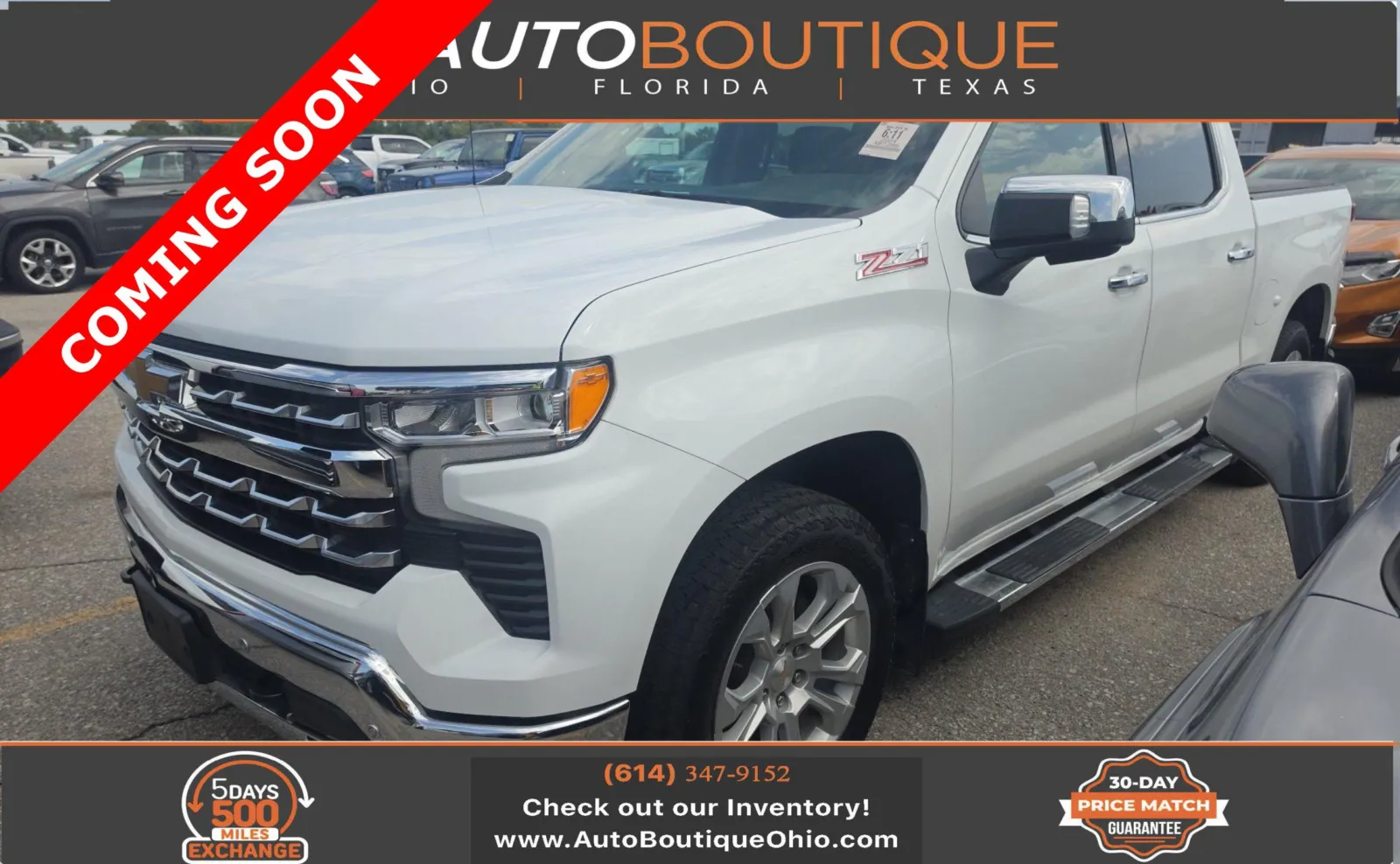White 2024 Chevrolet Silverado 1500 LTZ for sale in Columbus, OH