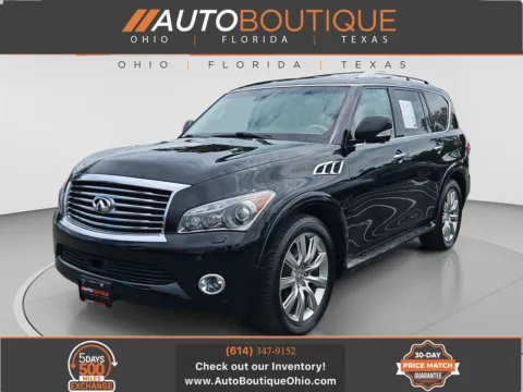 Black 2011 INFINITI QX56 7-passenger for sale in Columbus, OH