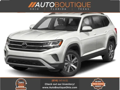 Blue 2022 Volkswagen Atlas 3.6L V6 SE w/Technology for sale in Columbus, OH