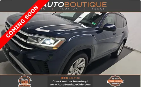 Blue 2022 Volkswagen Atlas 3.6L V6 SE w/Technology for sale in Columbus, OH