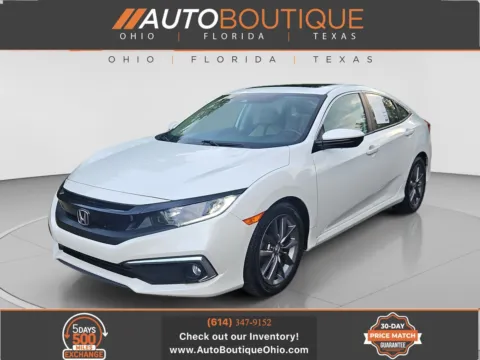 Silver 2021 Honda Civic Sedan EX for sale in Columbus, OH