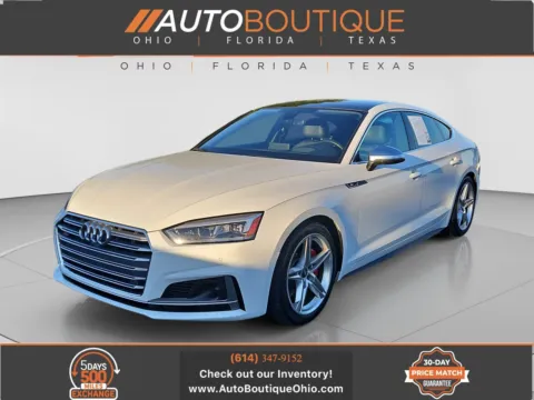 White 2018 Audi S5 Sportback Prestige for sale in Columbus, OH