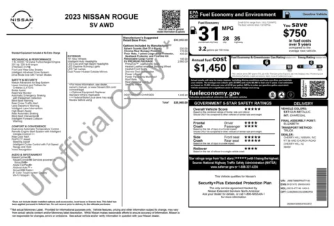 Photos of 2023 Nissan Rogue SV for sale in Columbus, OH at Auto Boutique Ohio