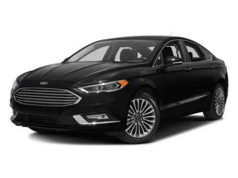 Black 2017 Ford Fusion Titanium for sale in Columbus, OH