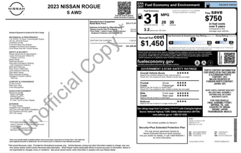 Photos of 2023 Nissan Rogue S for sale in Columbus, OH at Auto Boutique Ohio