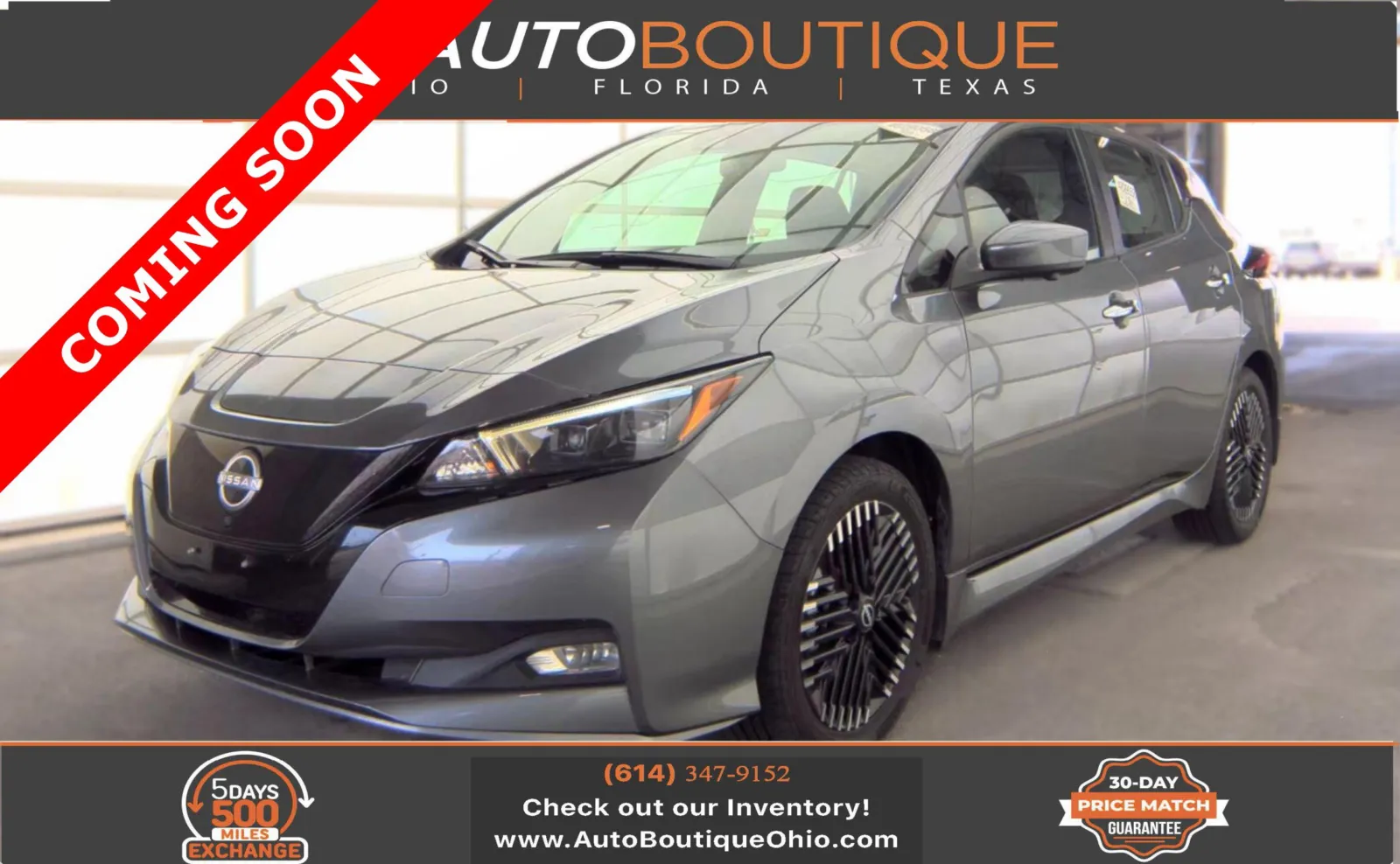 Gray 2024 Nissan LEAF SV PLUS for sale in Columbus, OH
